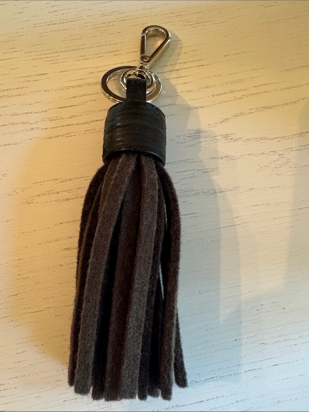 Graf Lantz wool and leather tassel with heavy duty hardware. Quality all around